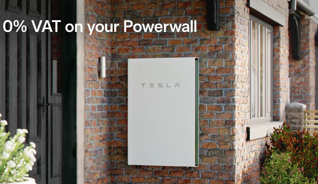 Tesla powers ahead with 0% VAT on battery storage unit
