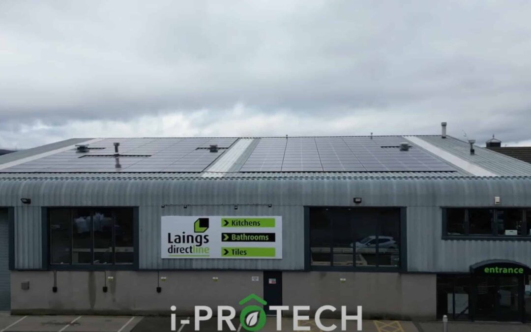 Solar Panel Installation for a Showroom