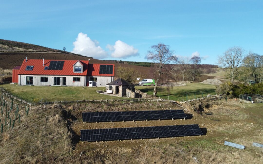 Solar Panel Installation for a New Build Home